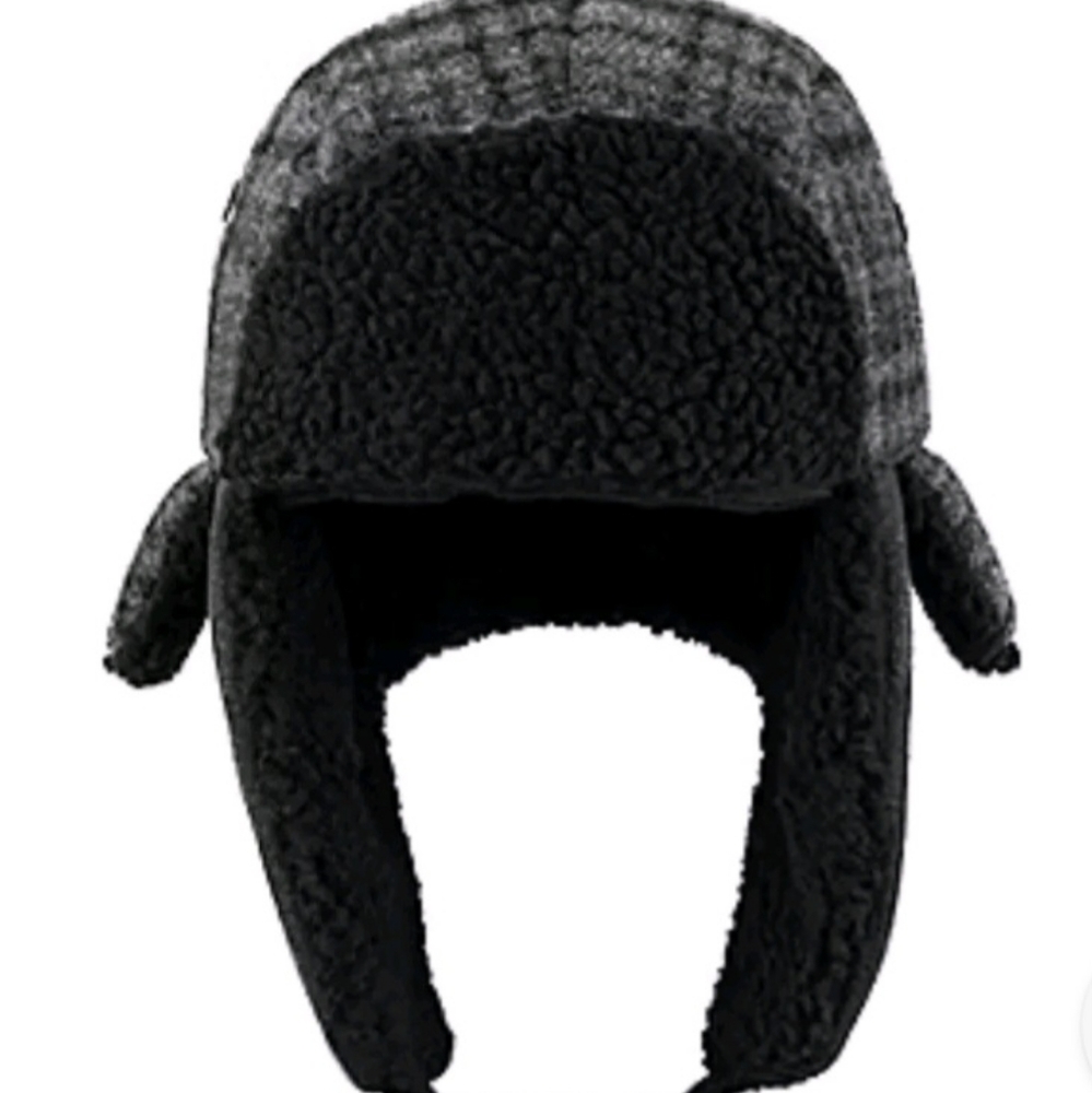Levi's Charcoal Color Trapper Hat Small/Medium.